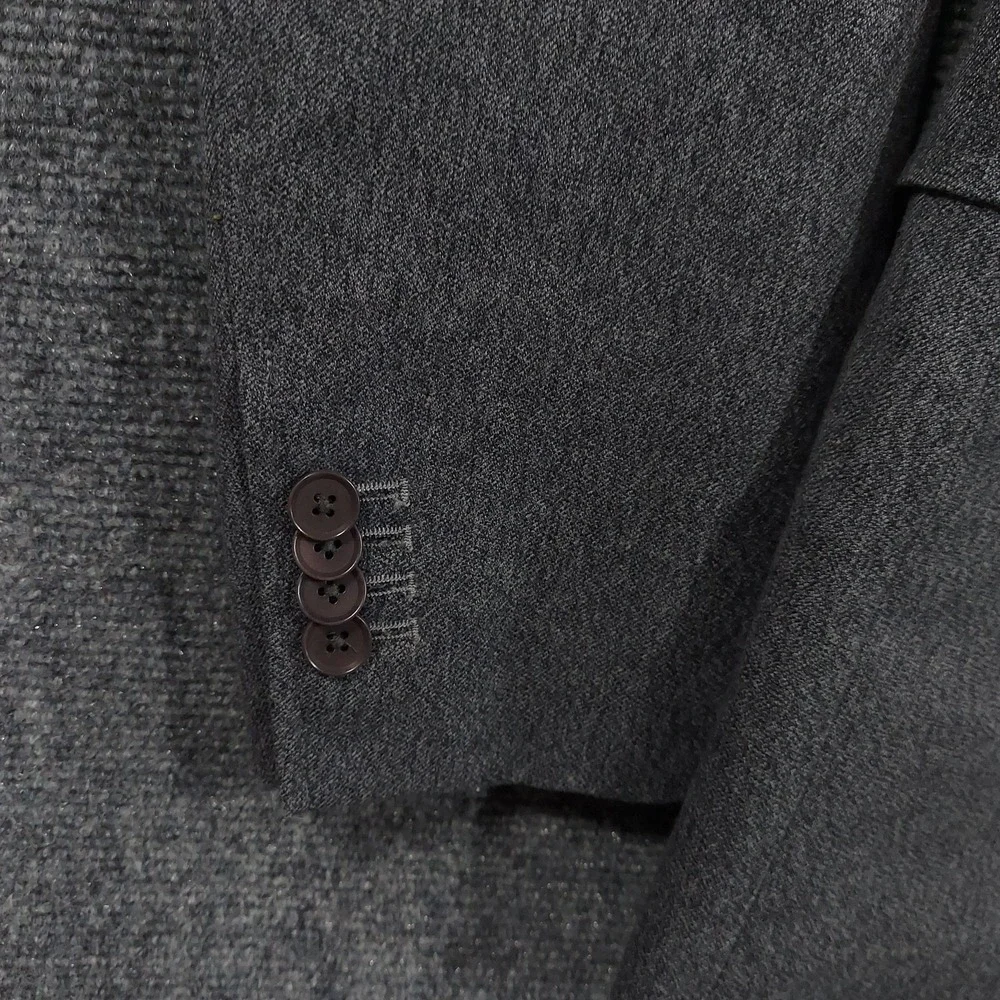 Banana Republic Blazer Sport Coat Mens 38R Gray Cotton Tailored Fit India